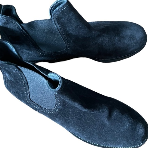 Paul Green Jax Chelsea Boot Suede Black 9.5 - Picture 6 of 8